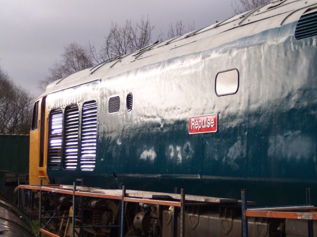 50030 bodywork restoration is nearly complete in December 2003