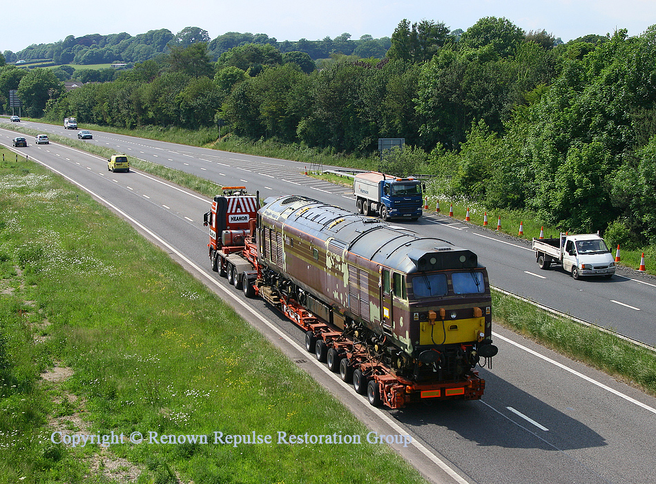 50017 on the A38 near Ivybridge