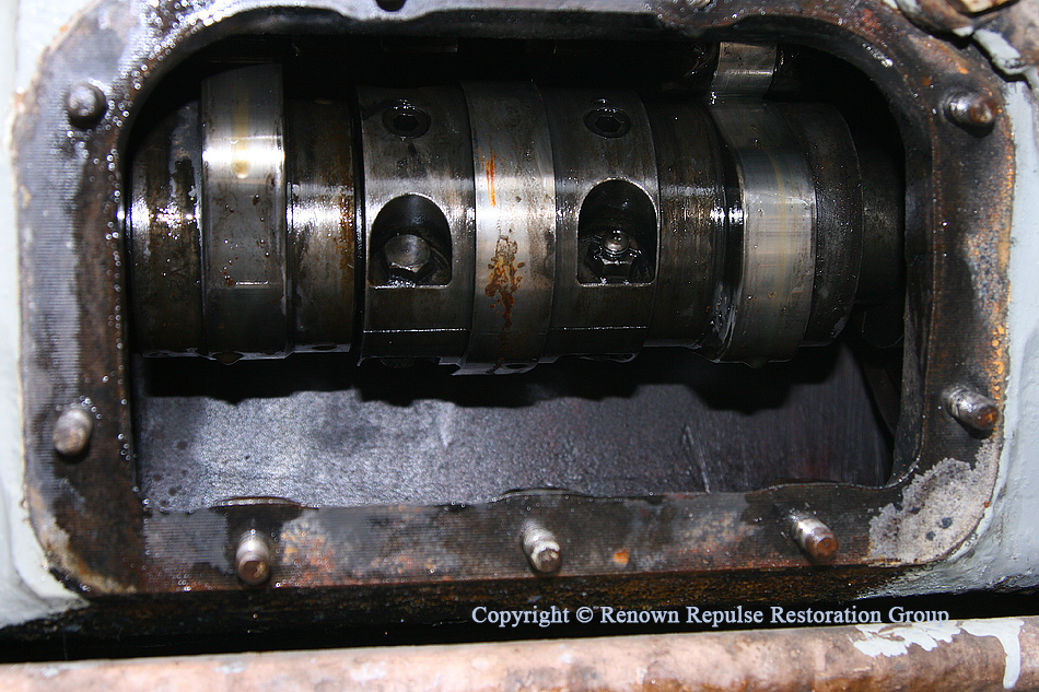 Camshafts in ex-50008 power unit