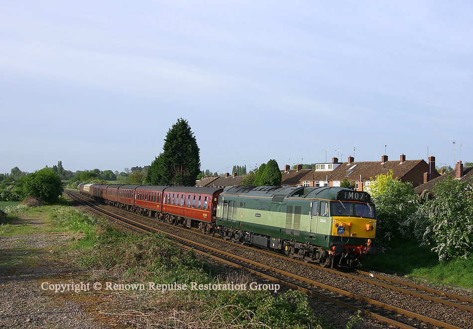 50044 heading towards Leamington Spa